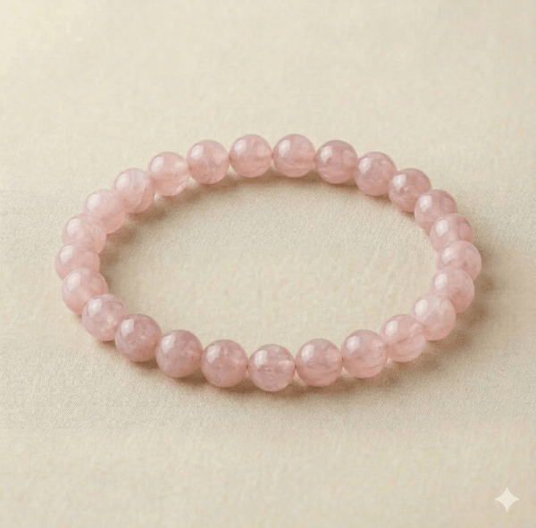 <b>Rose Quartz Bracelet - To Enhance Beauty & Ideal Body Shape</b>